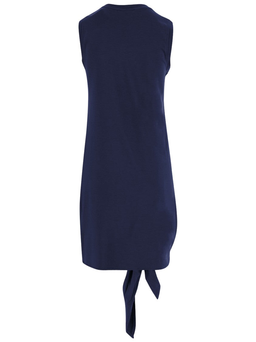 J. W. Anderson Cotton Dress With Knotted Hem