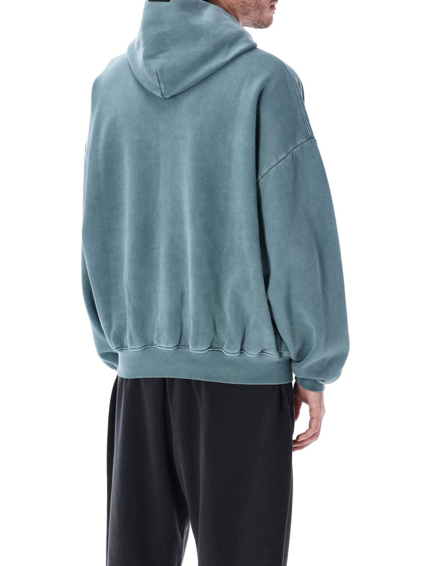 Fear Of God Campus 90S Curved Text Oversized Hoodie