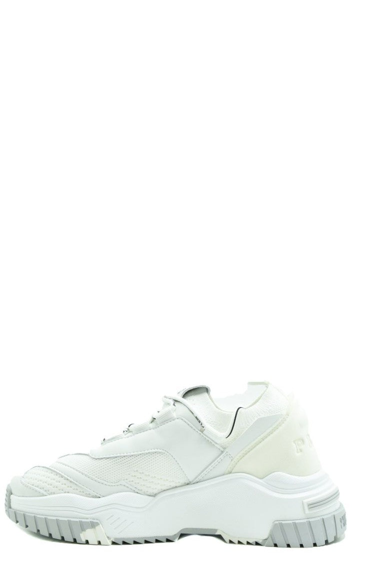 Philipp Plein White Lace-Up Sneakers