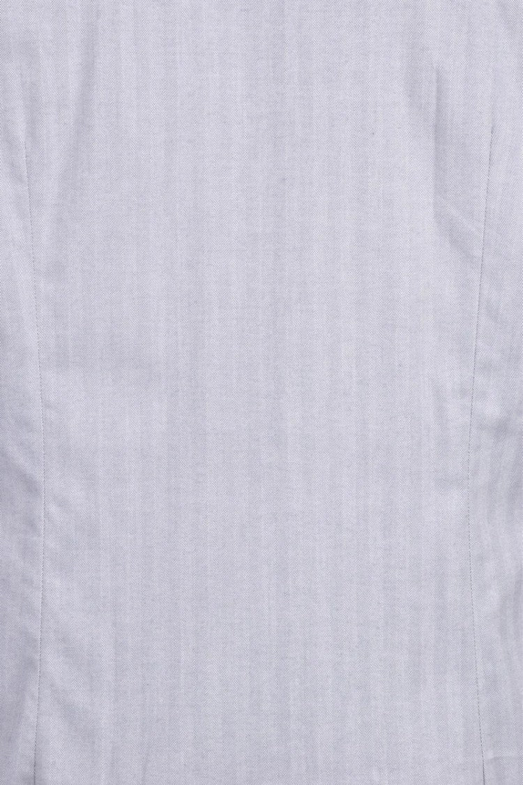 Himon's Grey Striped Stretch Shirt
