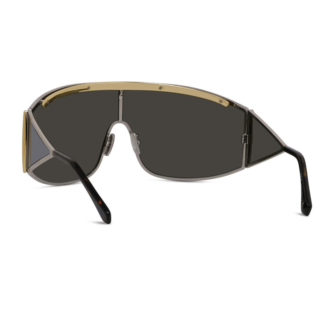 Loewe Futuristic Panoramic Sunglasses With Gold-Plated Accents