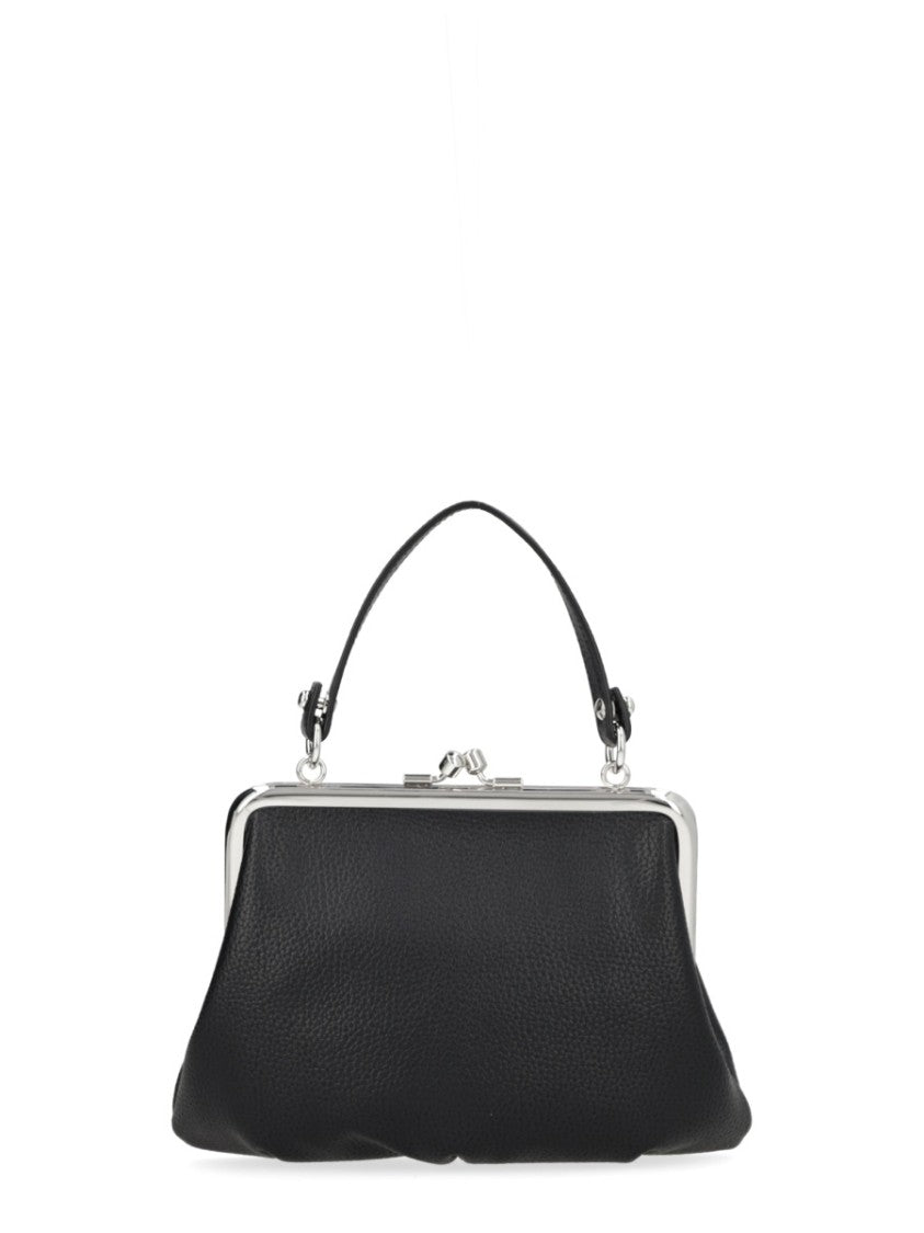 Vivienne Westwood Structured Handbag With Classic Kiss-Lock Closure And Chain Strap