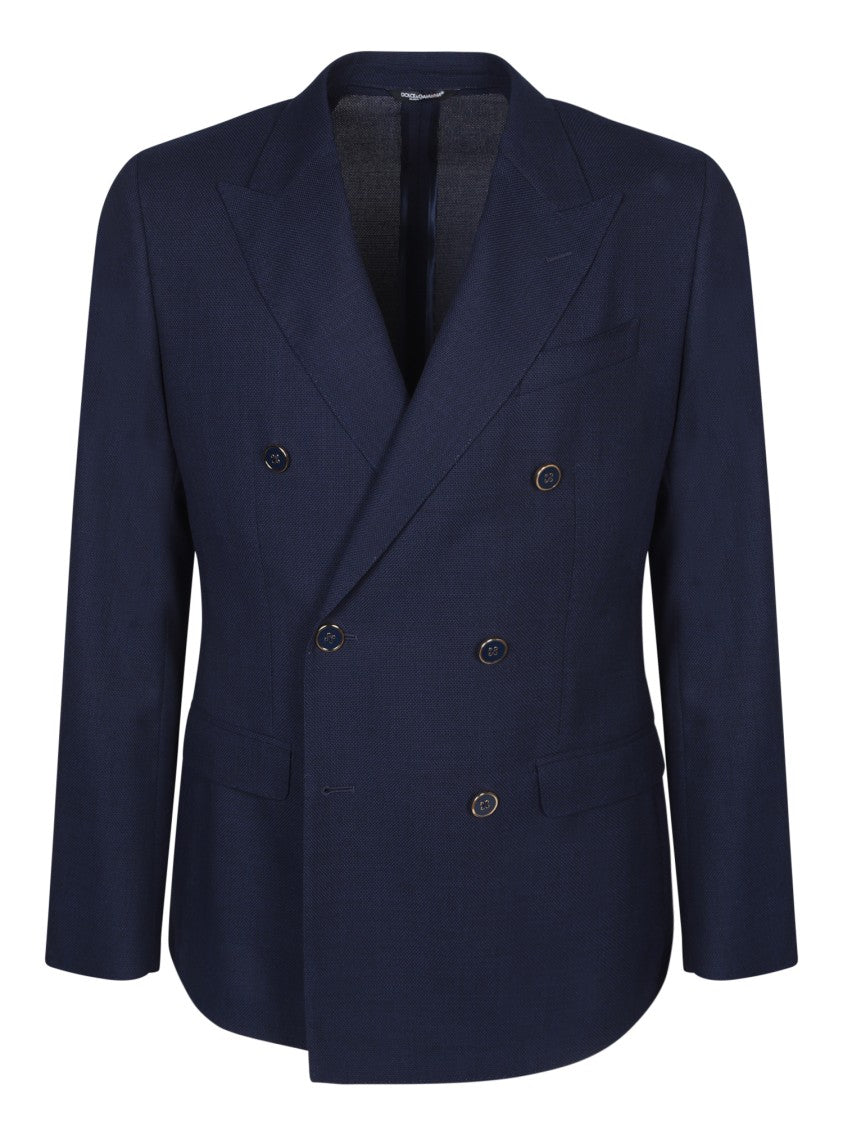 Dolce & Gabbana Double-Breasted Wool Blazer