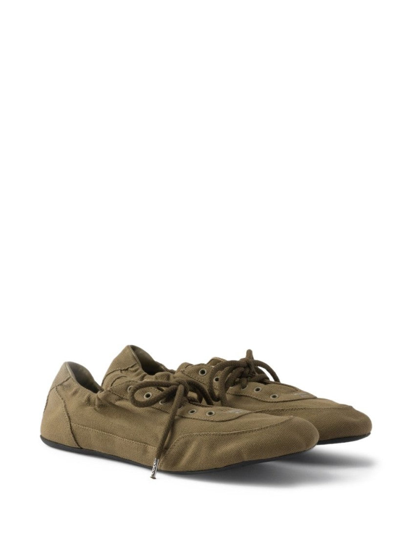 Prada Collapse Canvas Vintage Finish Sneakers