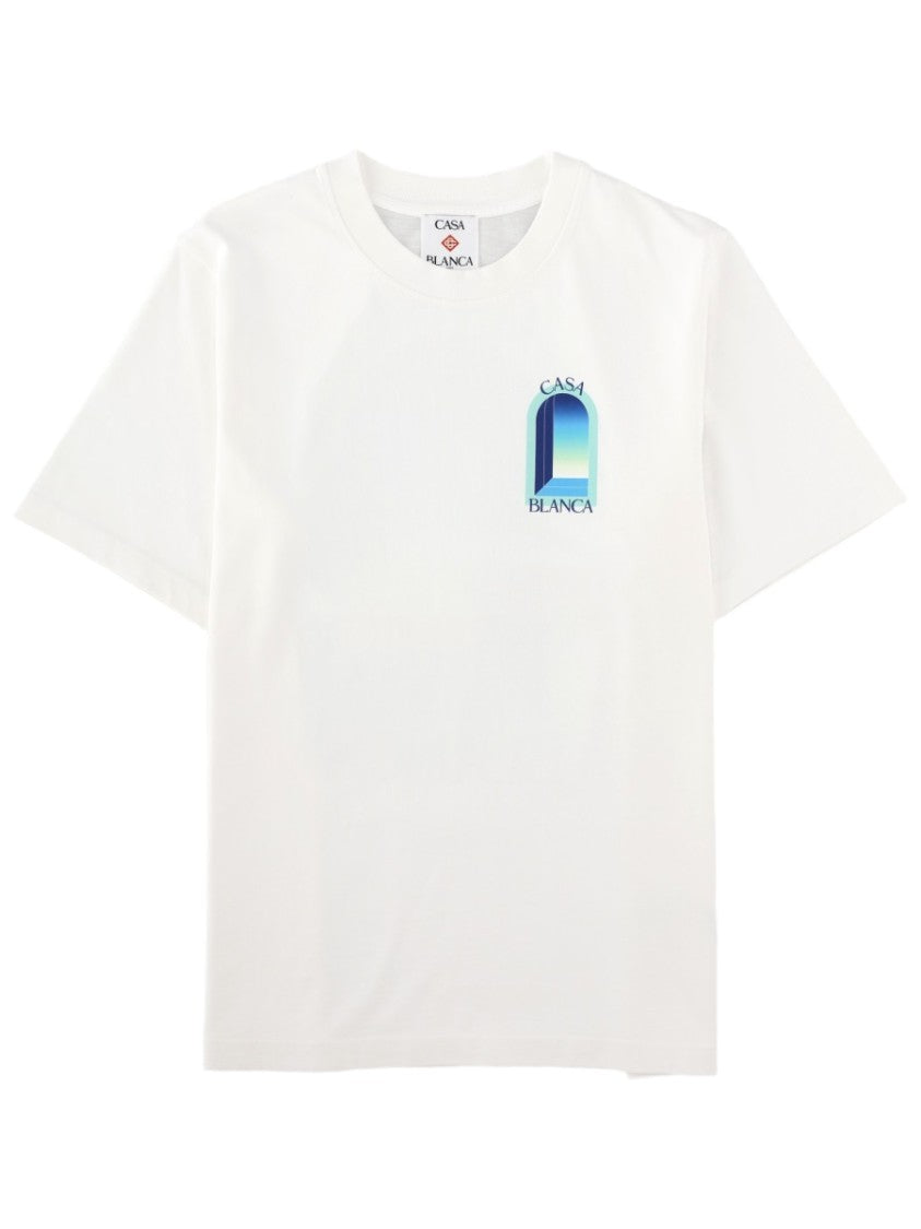 Casablanca Graphic Print Organic Cotton T-Shirt