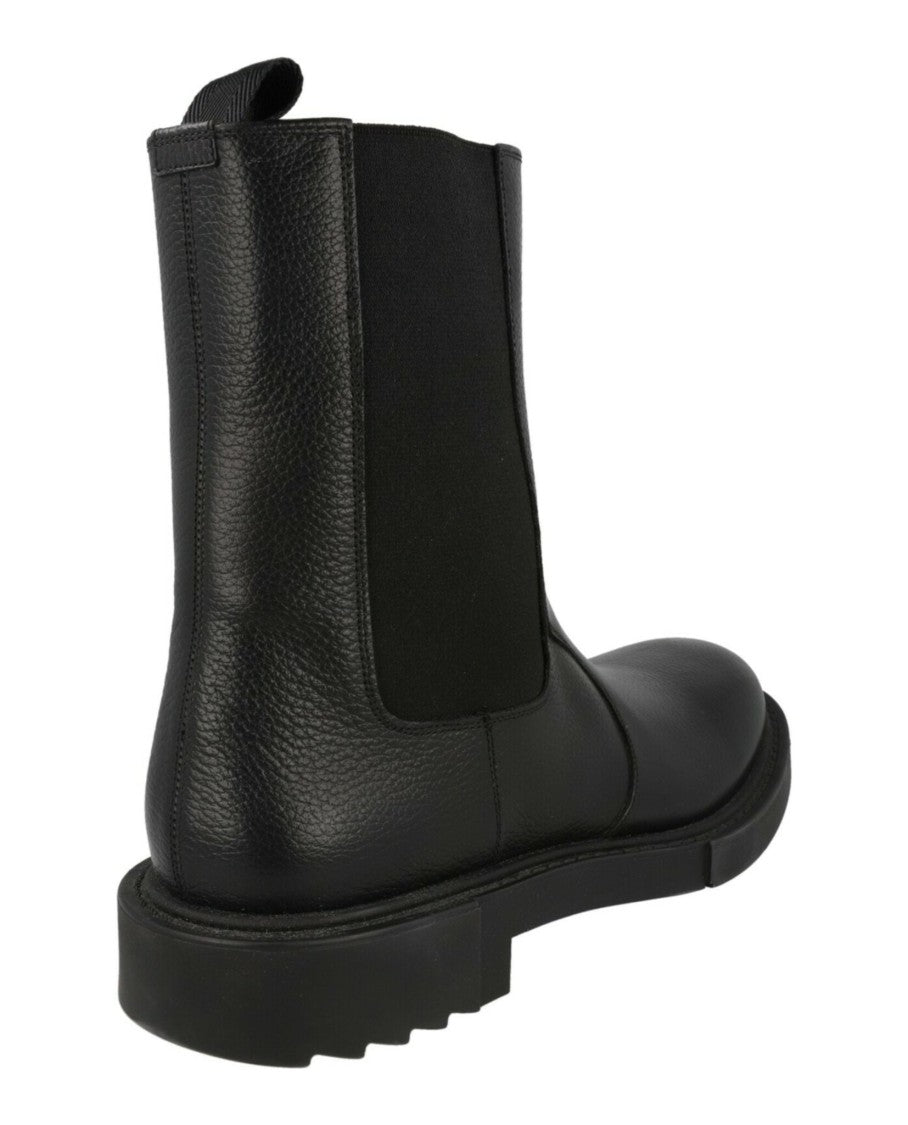 Ferragamo Loreno Leather Chelsea Boots