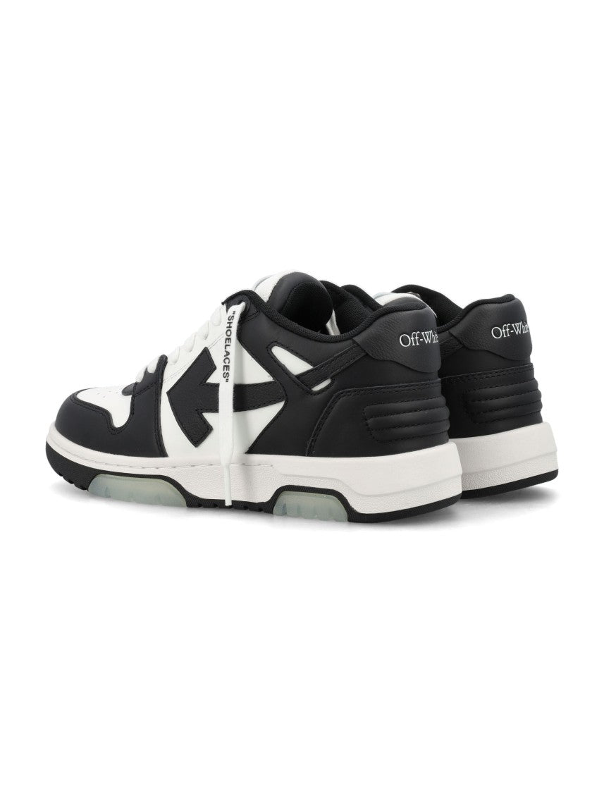Off-White Black White Out Of Office Color-Block Sneakers