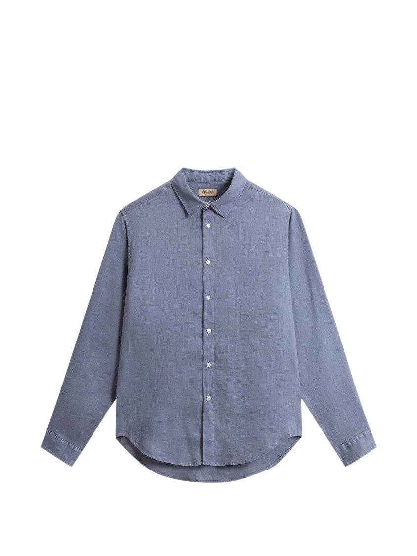 Woolrich Minimalist Long-Sleeve Button-Up Shirt