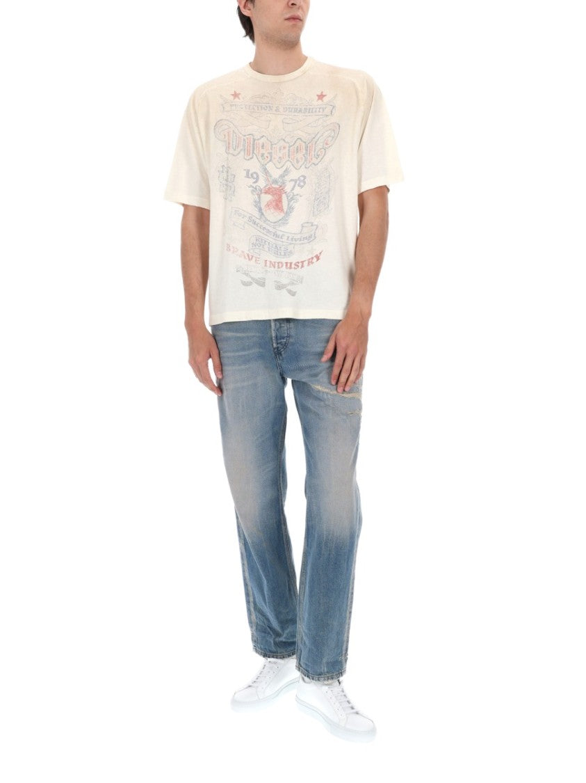 Diesel 2024 D-Macs Relaxed Faded Jeans