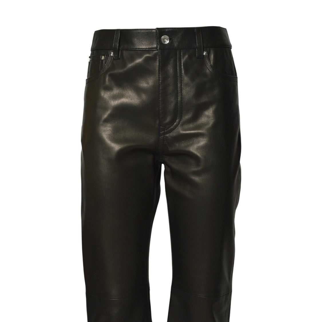Rabanne Tailored Black Trousers With Straight Leg Cut
