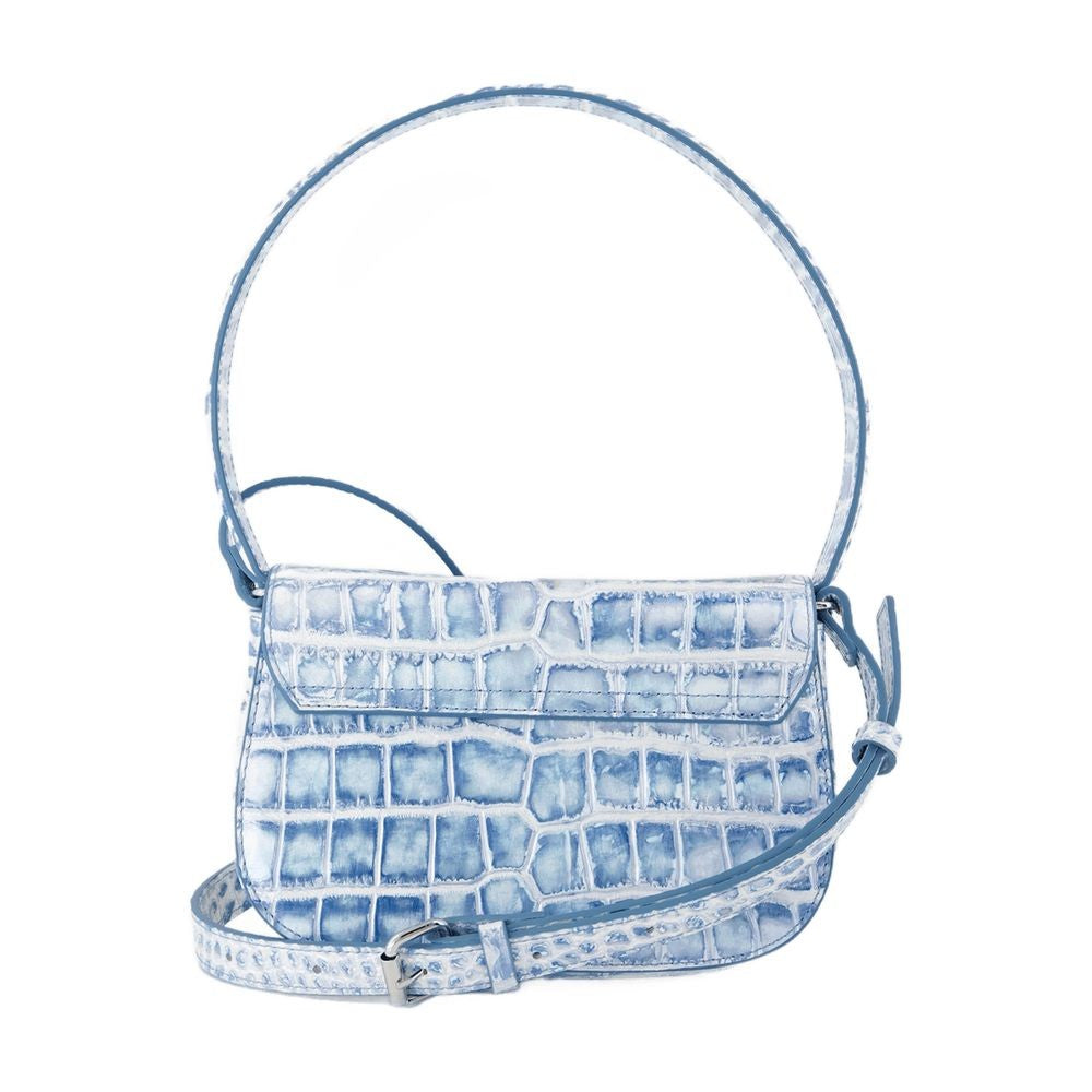 Diesel 1Dr Shoulder Bag - Leather - Blue