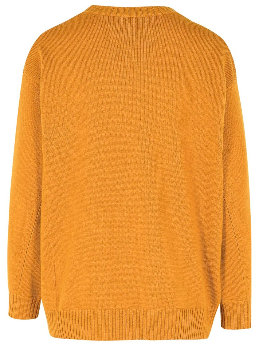 Max Mara Fido' Brown Wool Blend T-Shirt