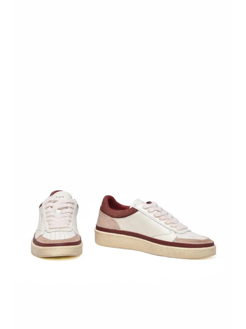 Ghoud Beige Leather Suede Sneakers