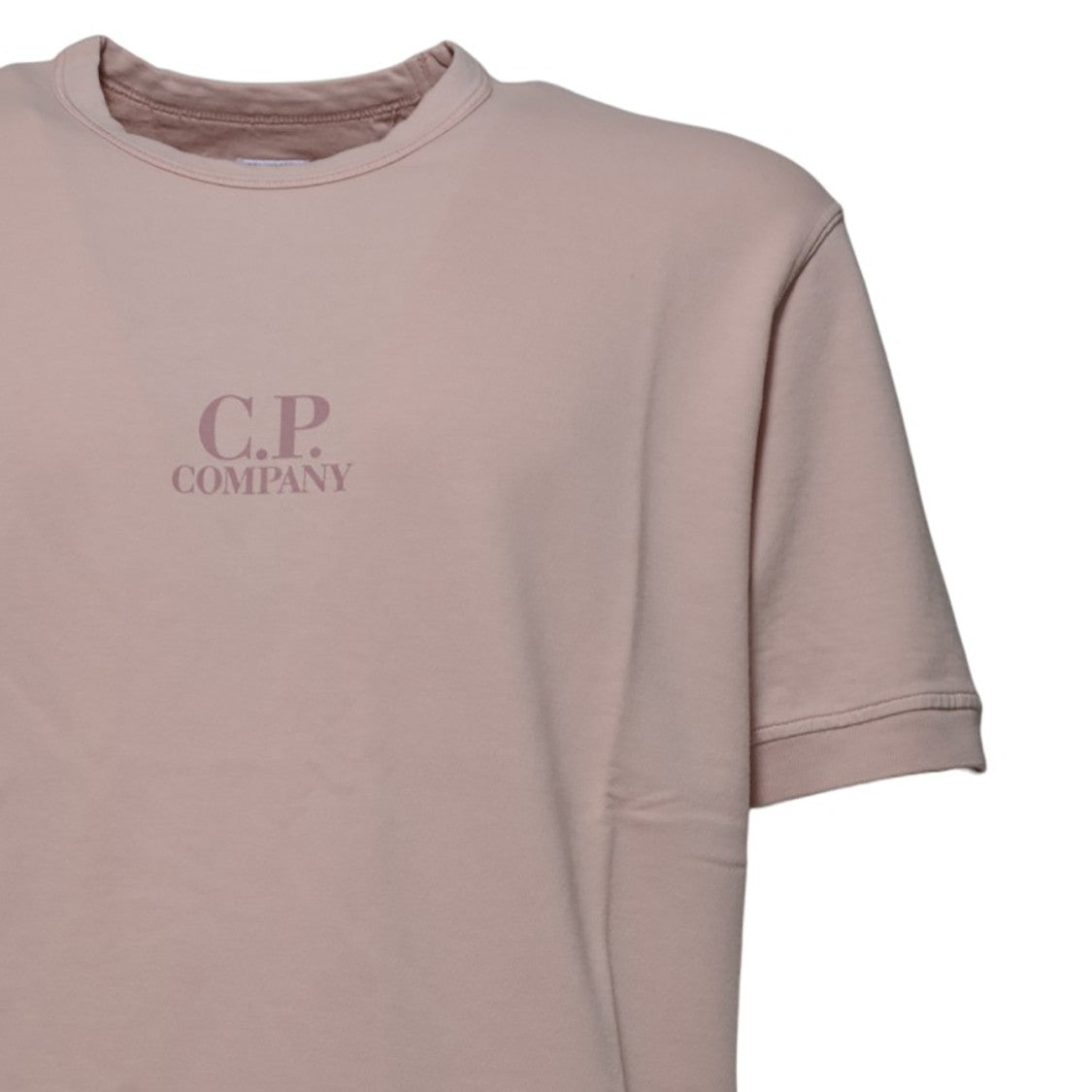C.P. Company Pink Cotton Logo Sweatshirt