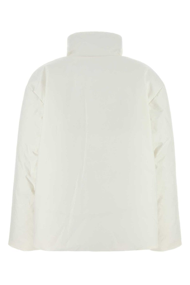 Jil Sander White Cotton Down Jacket