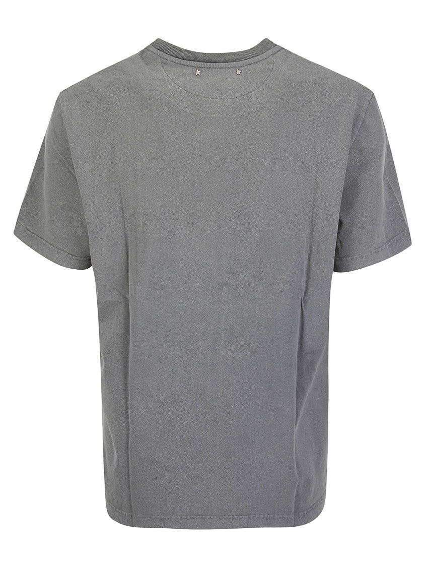 Golden Goose Short-Sleeved Ruined Effect T-Shirt