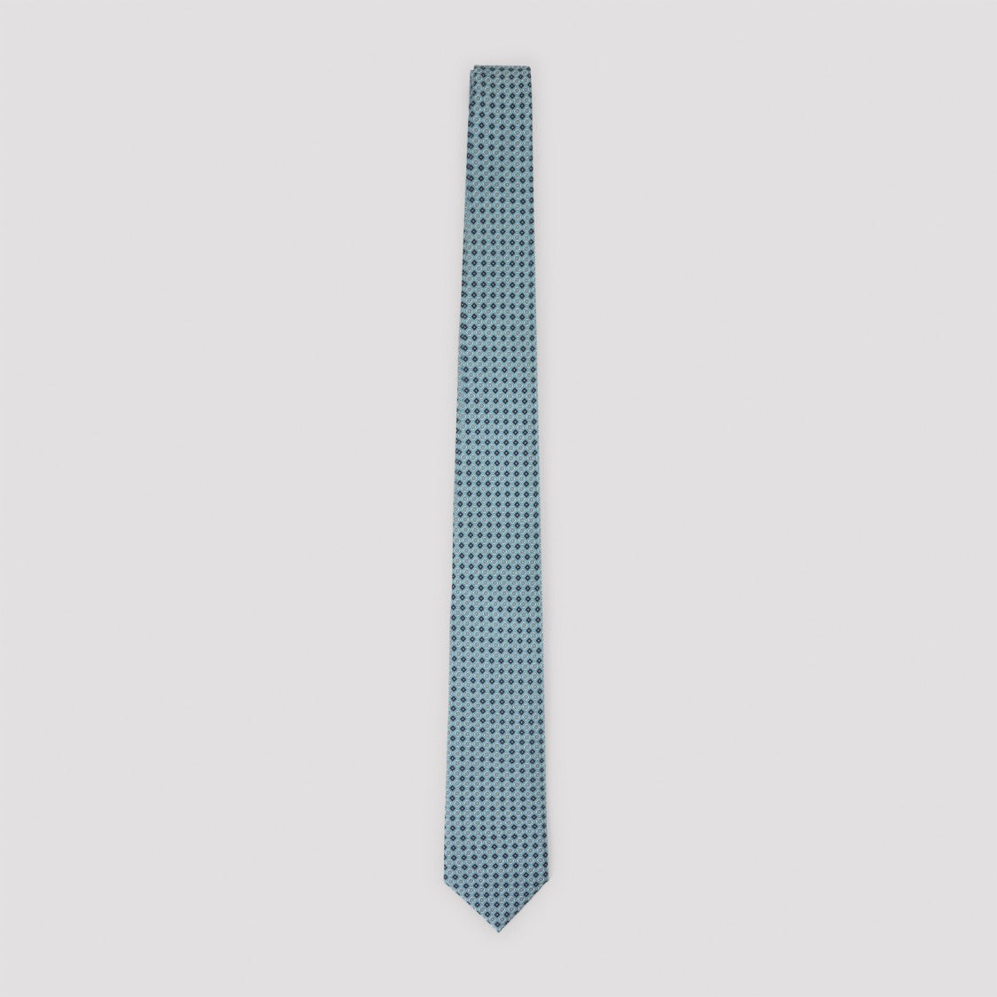 Brioni Standard 7X150 Blue Silk Tie