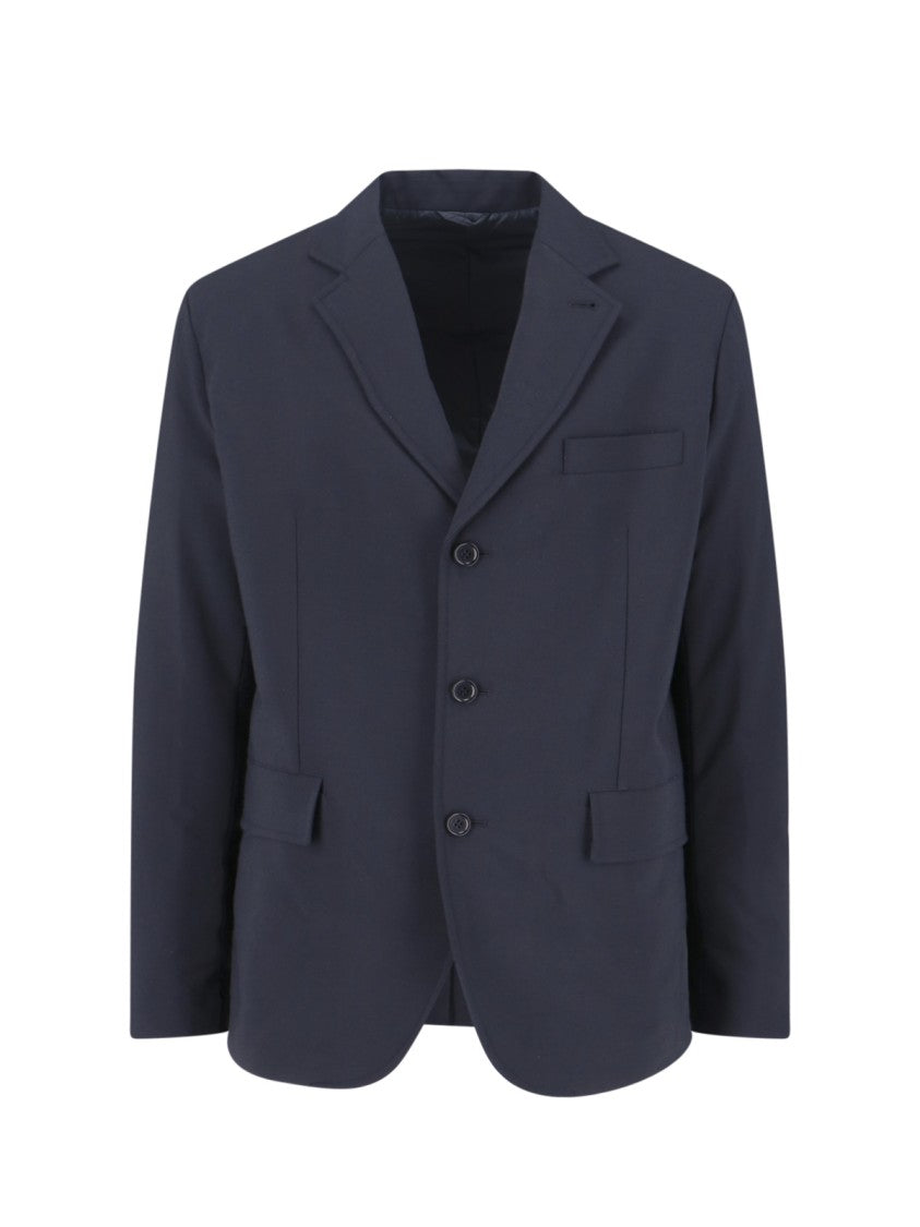 Aspesi Single-Breasted Blazer – Navy Blue