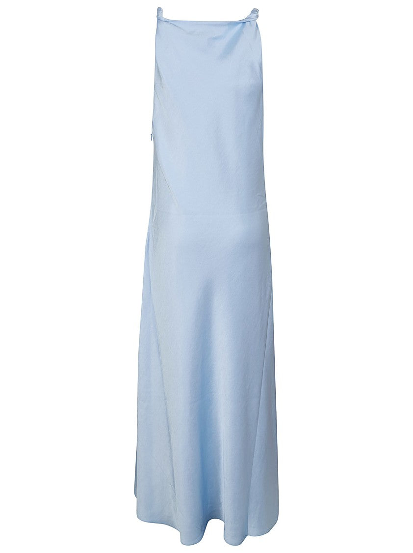 Polo Ralph Lauren Sleeveless Midi Dress With Subtle Sheen