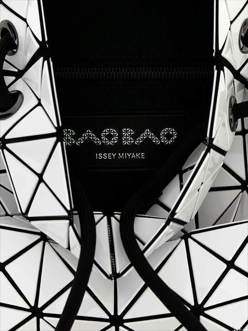 Baobao Glossy Geometric Patterned Crossbody Bag