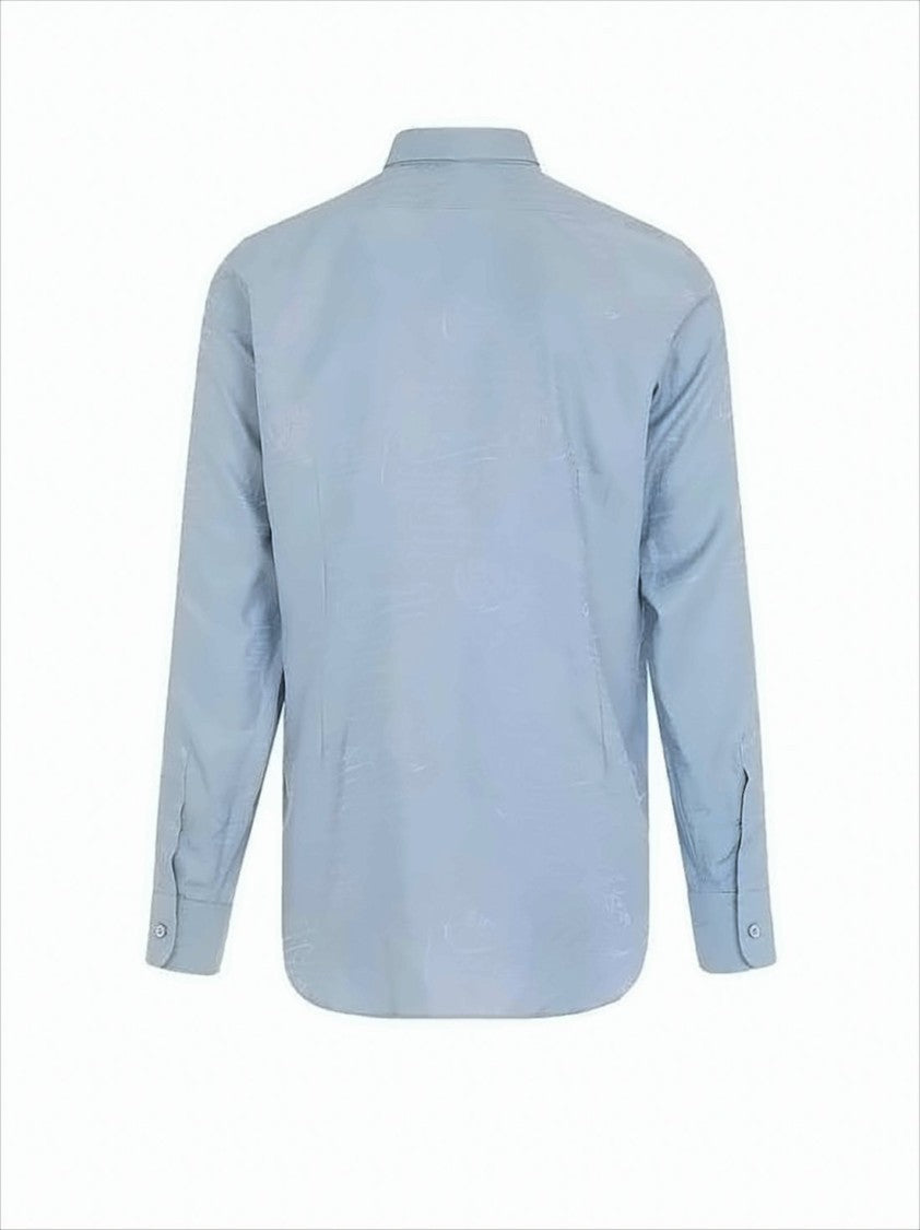 Berluti Long-Sleeve Silk And Cotton Shirt