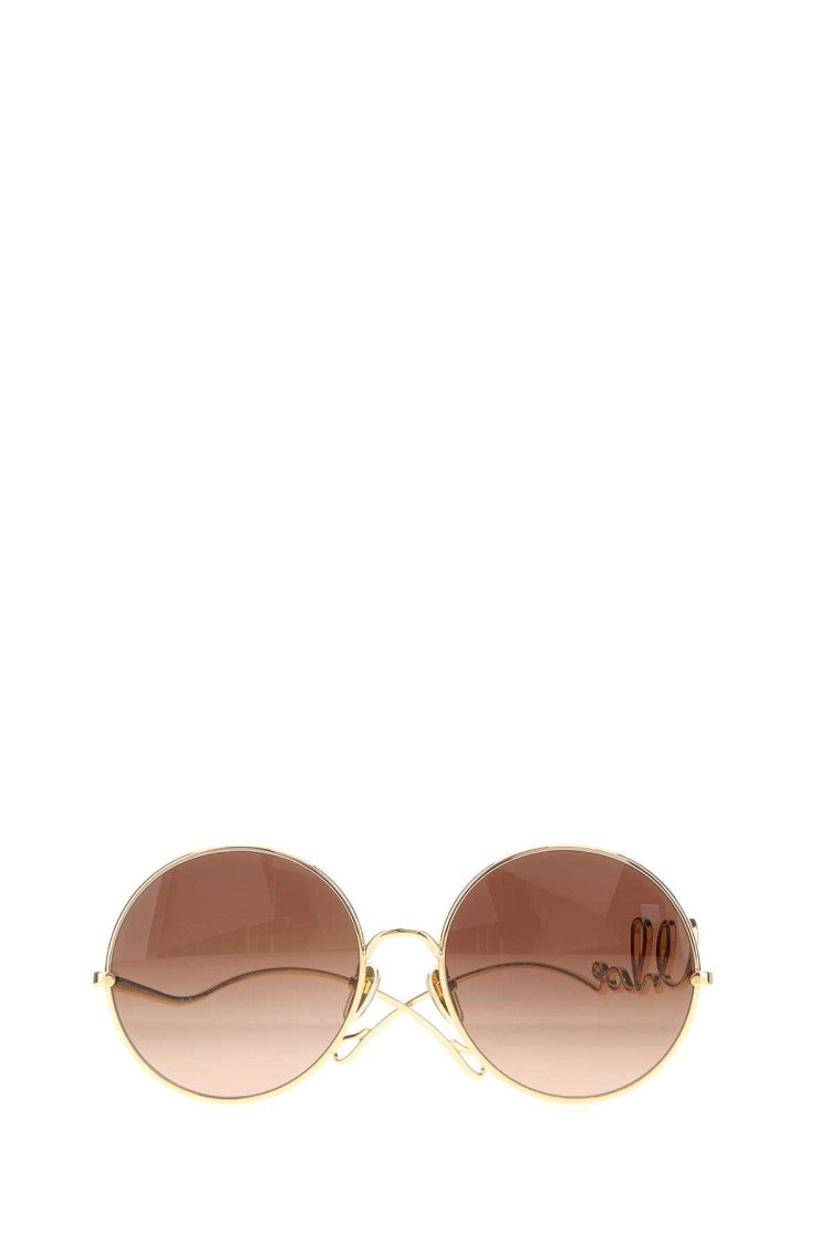 Chloé Gold Metal Sunglasses
