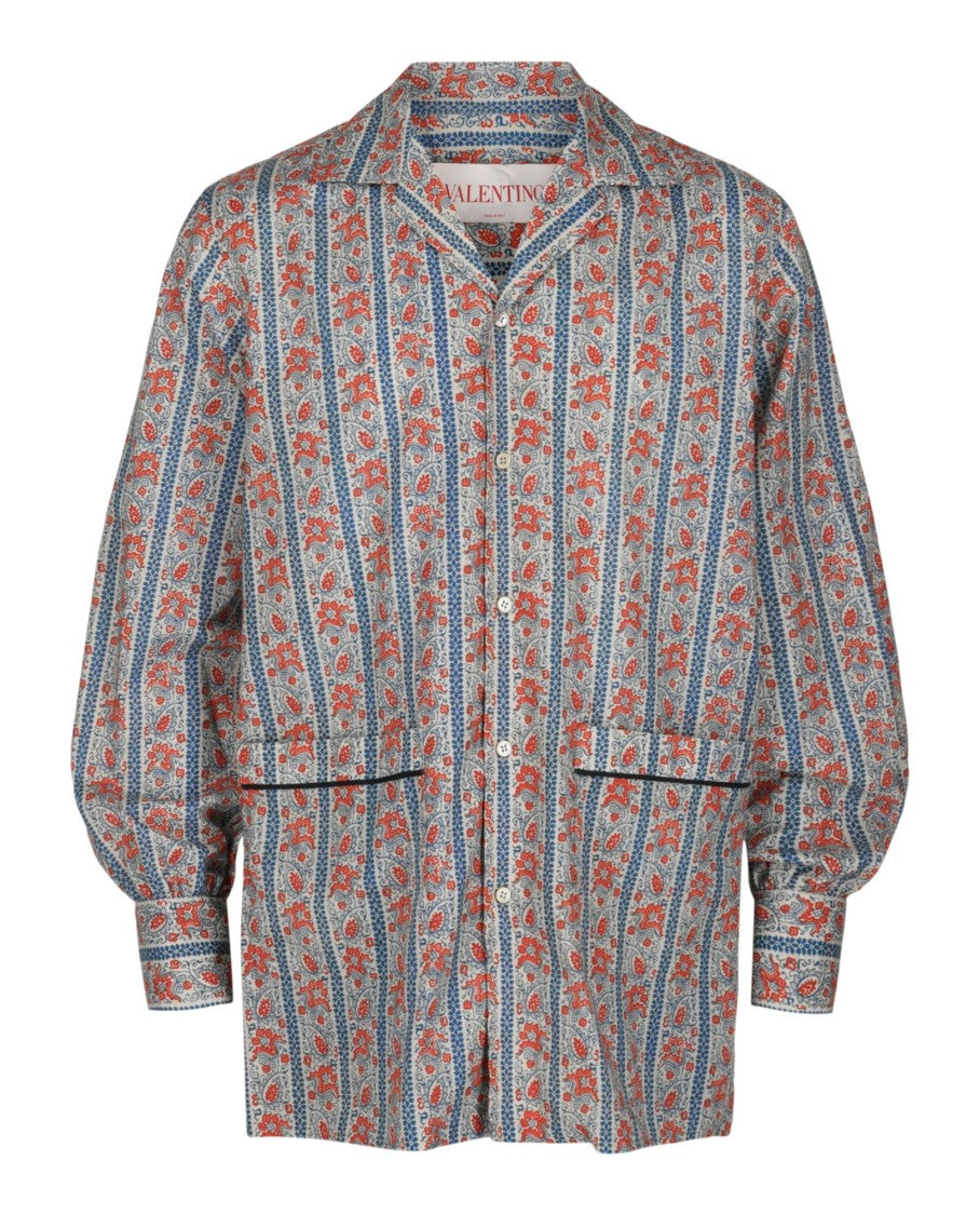 Valentino Voyage Imaginaire Printed Pajama Shirt