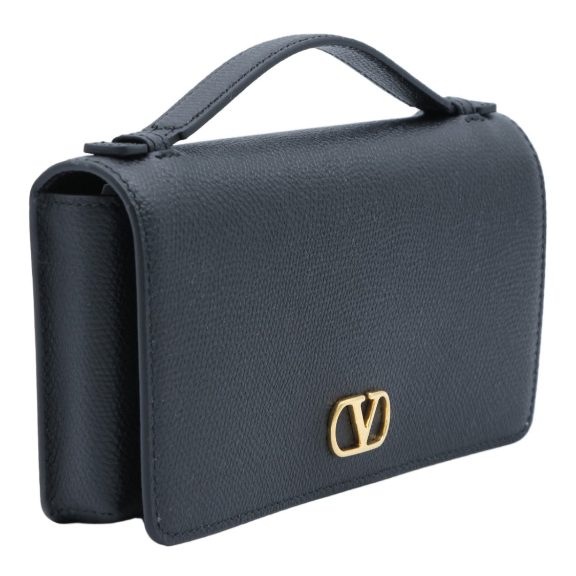 Valentino Garavani Textured Surface Handbag With Detachable Chain Strap