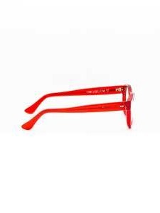 Statale 51 Bold Red Acetate Optical Frames With Timeless Design