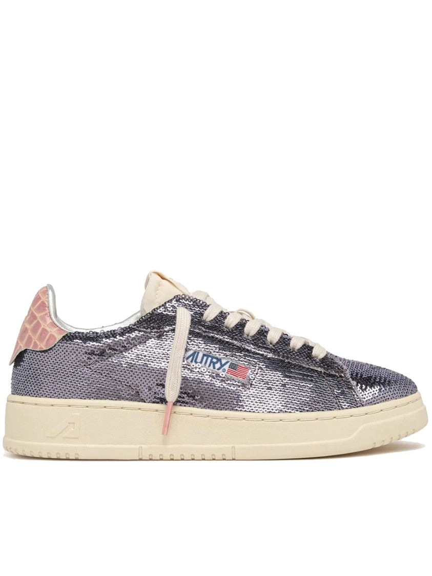 Autry Metallic Dallas Low Sequin Sneakers
