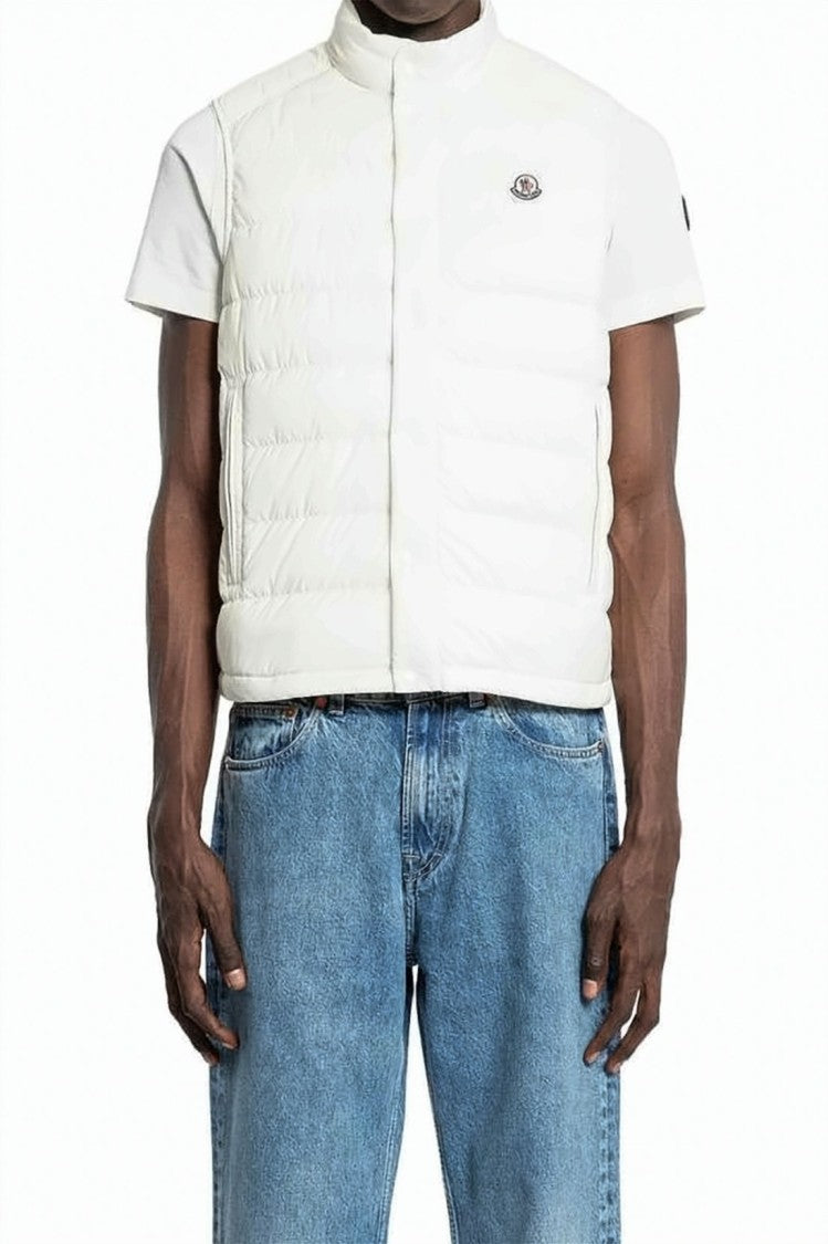 Moncler Quilted High Collar Sleeveless Vest