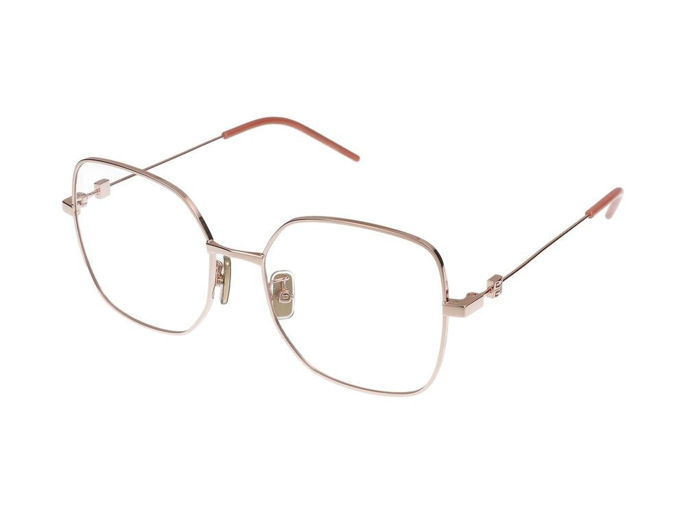 Givenchy Black Square Metal Eyeglasses