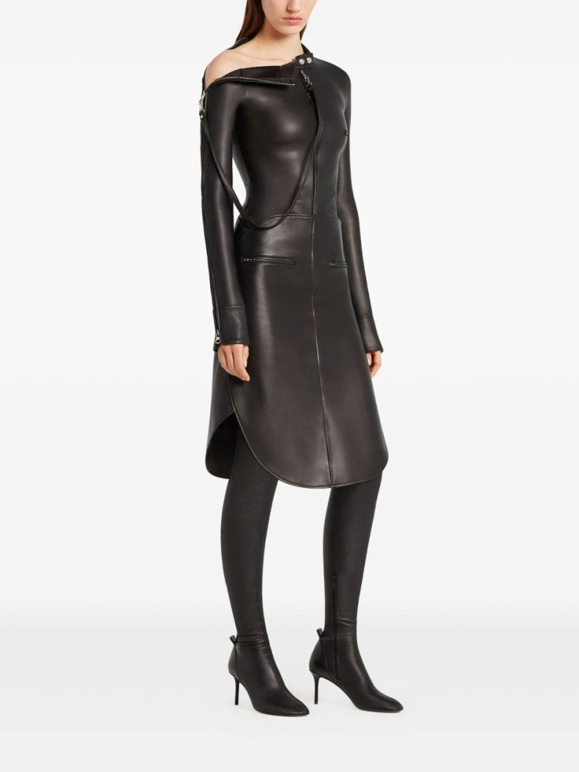 Courrèges Front-Zip Long-Sleeved Top With Embroidered Logo