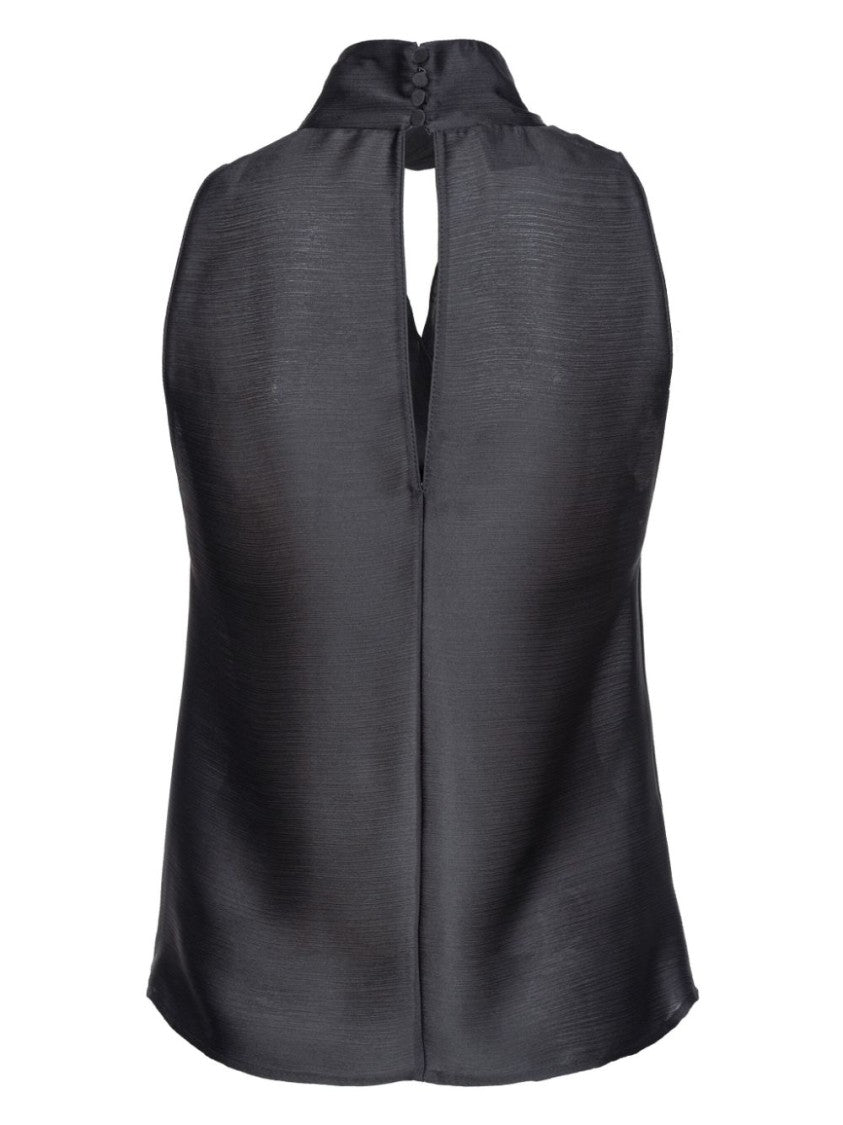 Pinko Draped Satin Blouse