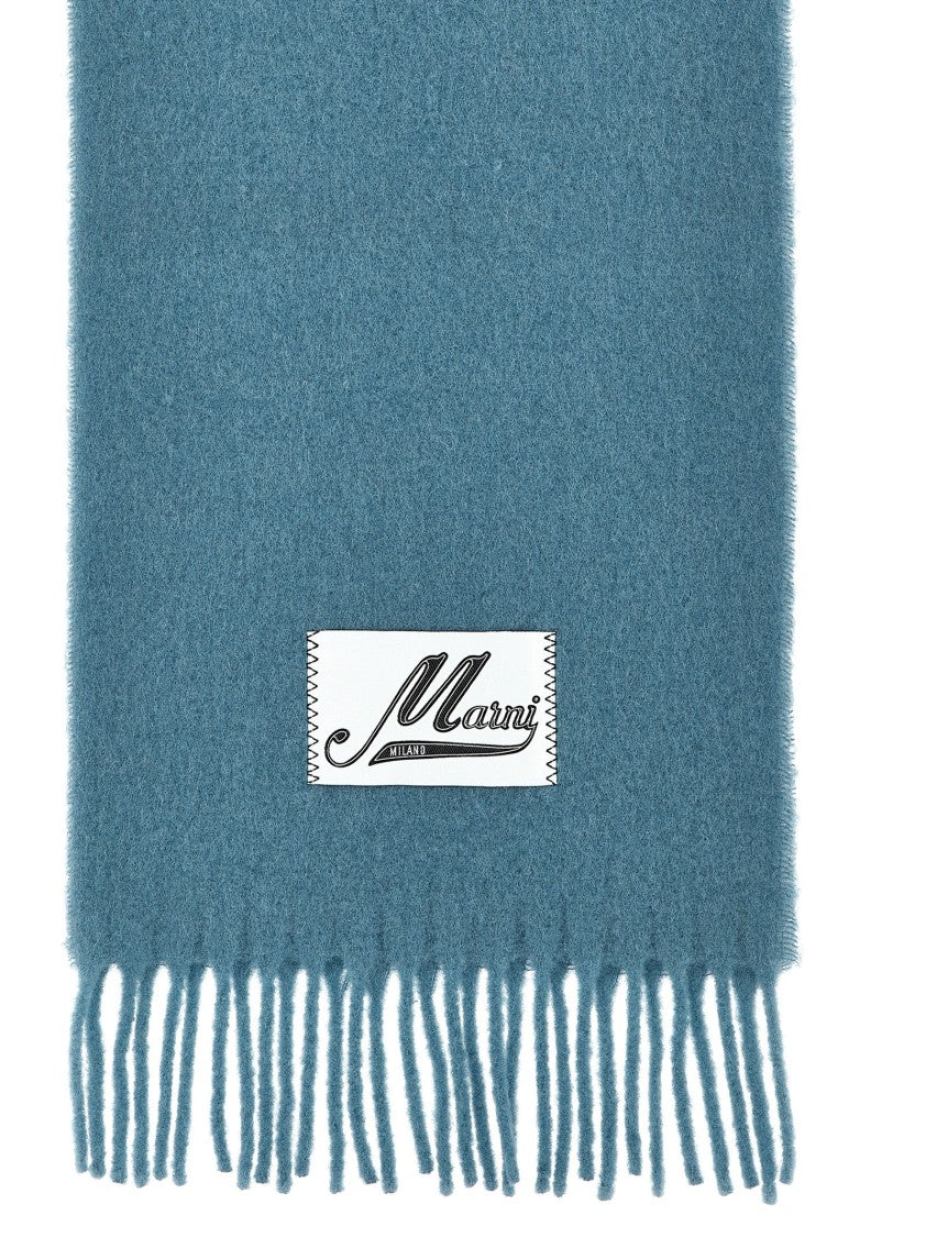 Marni Logo Patch Scarf