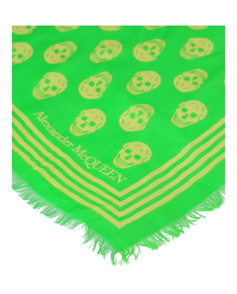 Alexander Mcqueen Skull Print Scarf