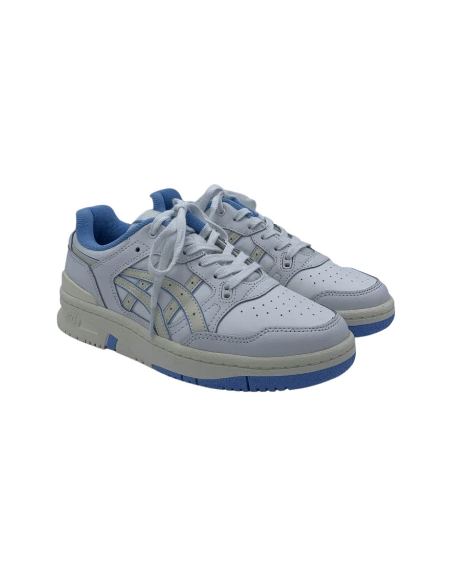 Asics White Sneakers With Cushioned Sole