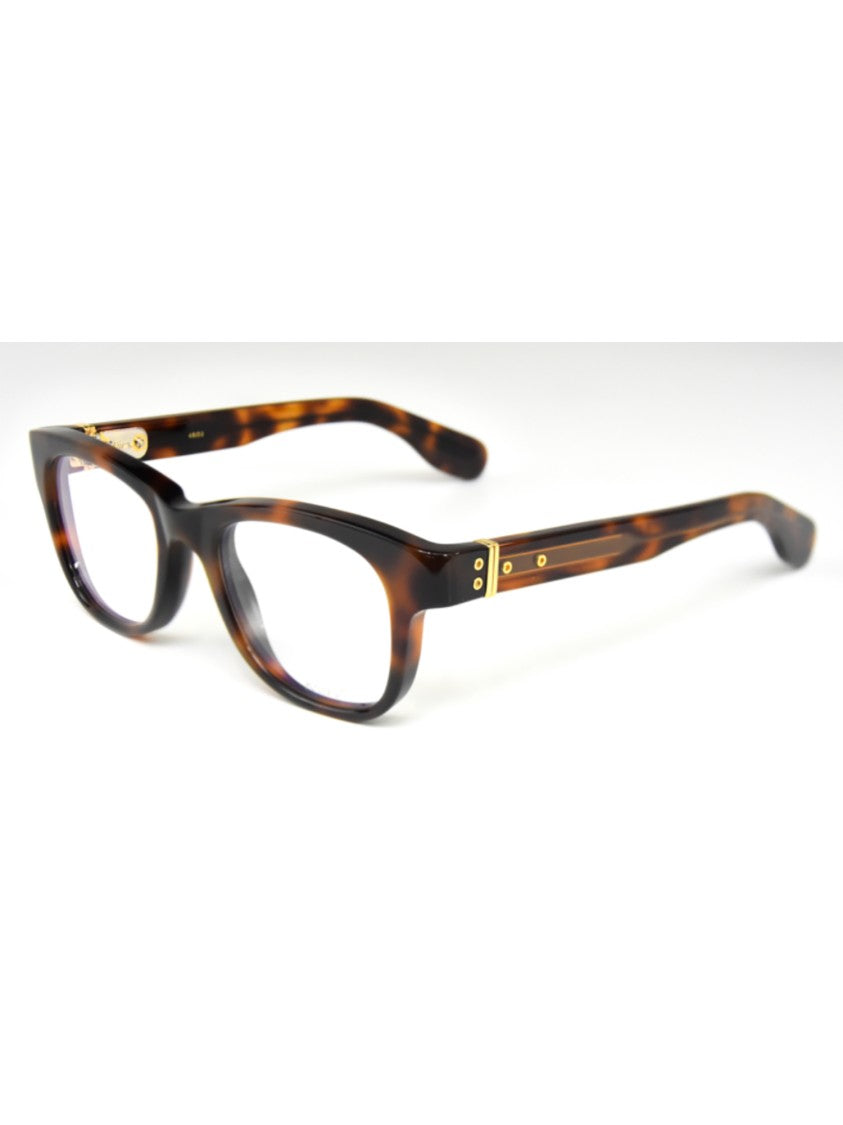 Kiurv Contemporary Brown Acetate Optical Frame With Elegant Detailing