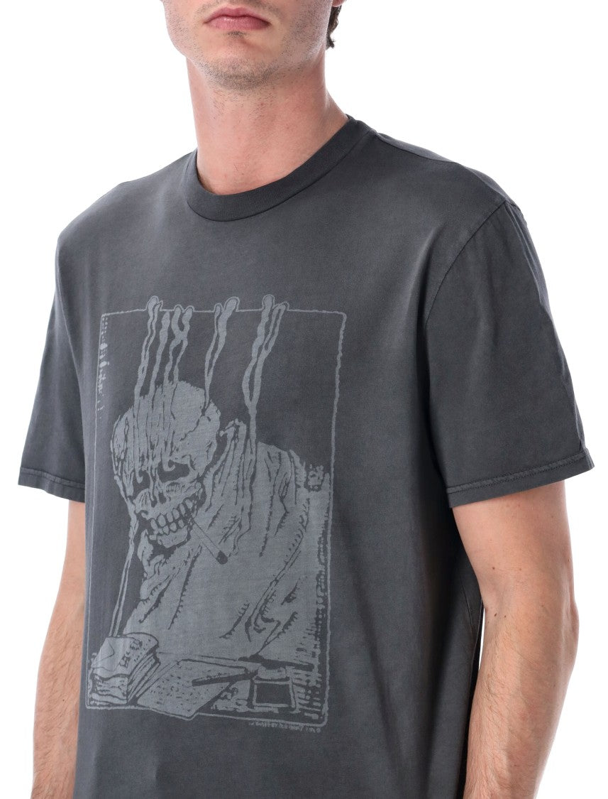 Our Legacy Box T-Shirt With Angry Fan Mail Print