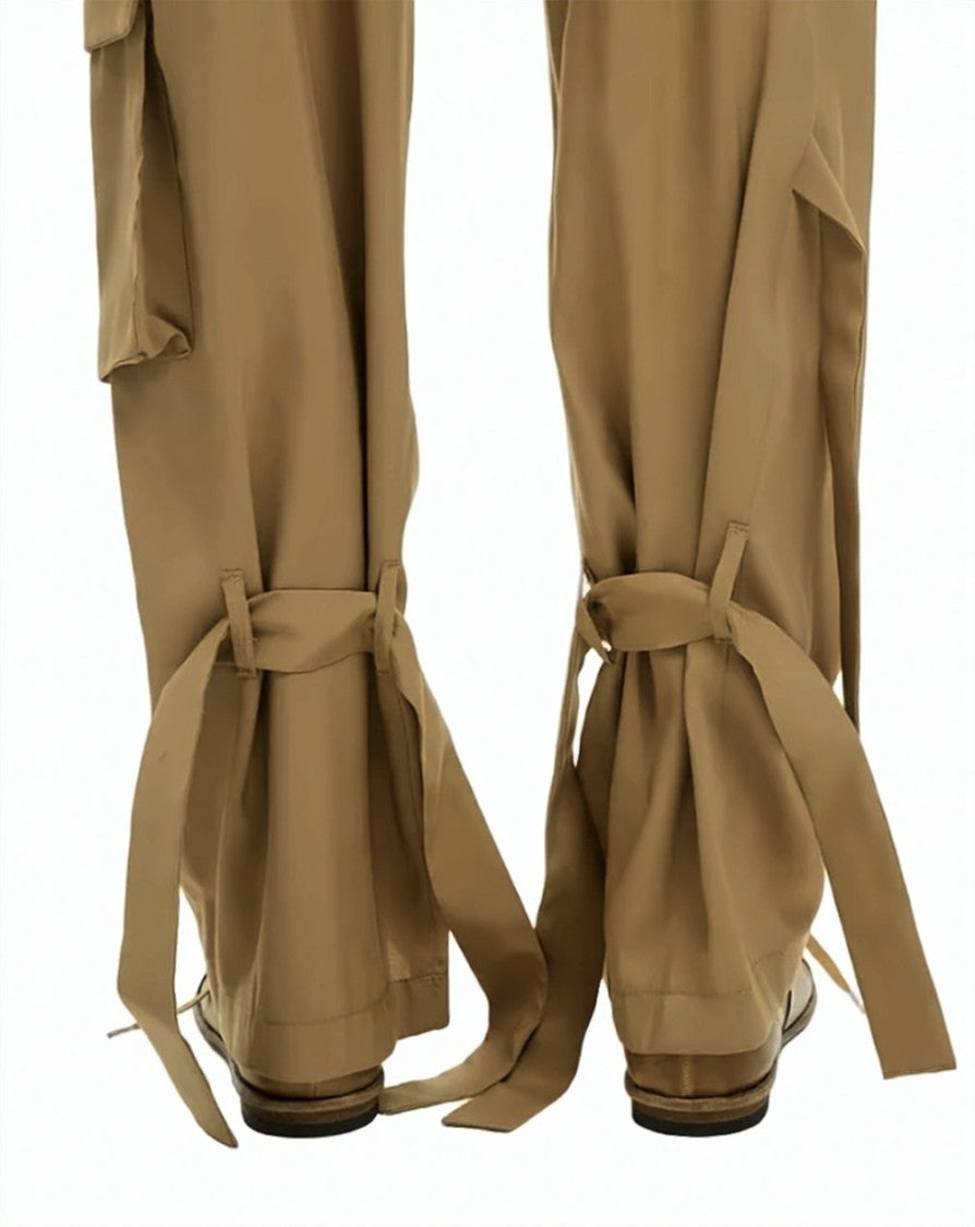 Mlo Utility Cargo Adjustable Hem Trousers