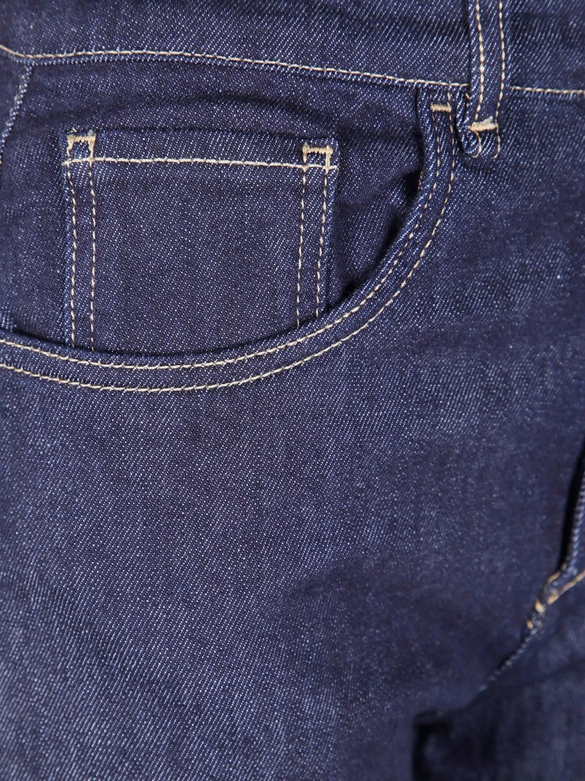 Seventy Venezia Cropped Wide-Leg Jeans With Classic Five-Pocket Design