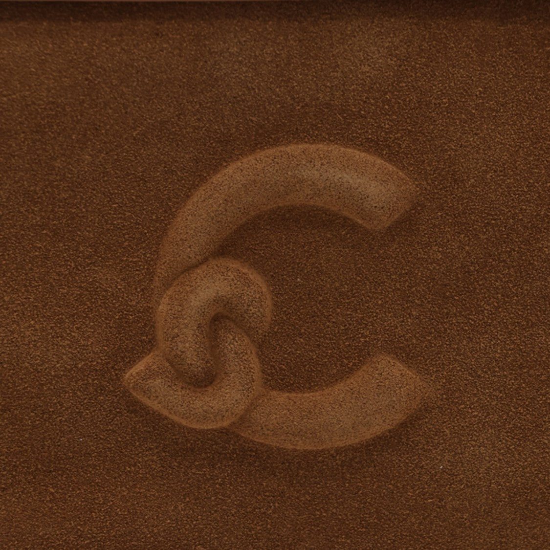 Coccinelle Suede Tote Bag With Embossed Logo