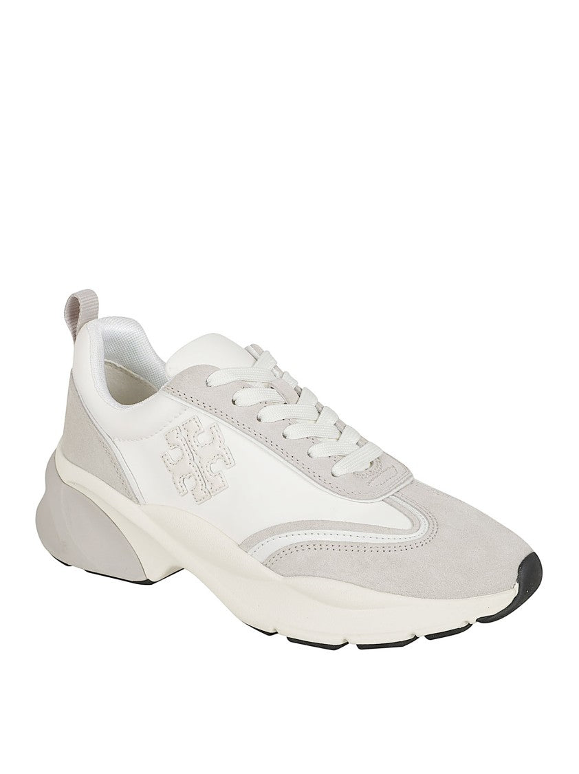 Tory Burch Refined Sneakers With Artful Suede