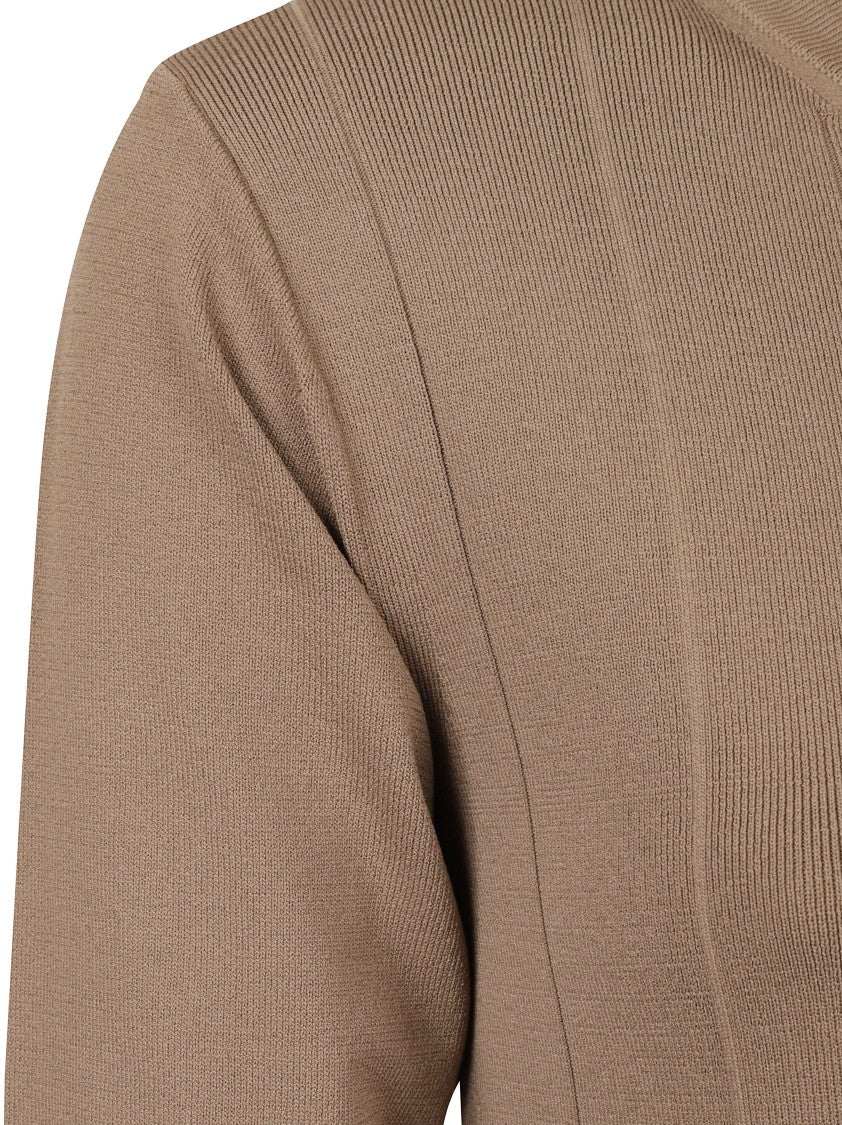 Max Mara Long Ribbed Maxi Dress