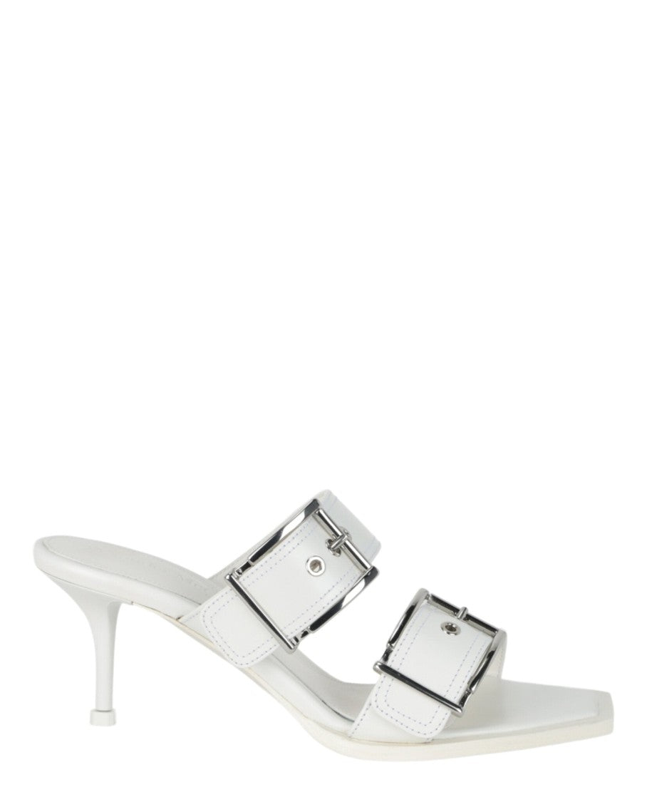 Alexander Mcqueen Double Buckle Punk Mules