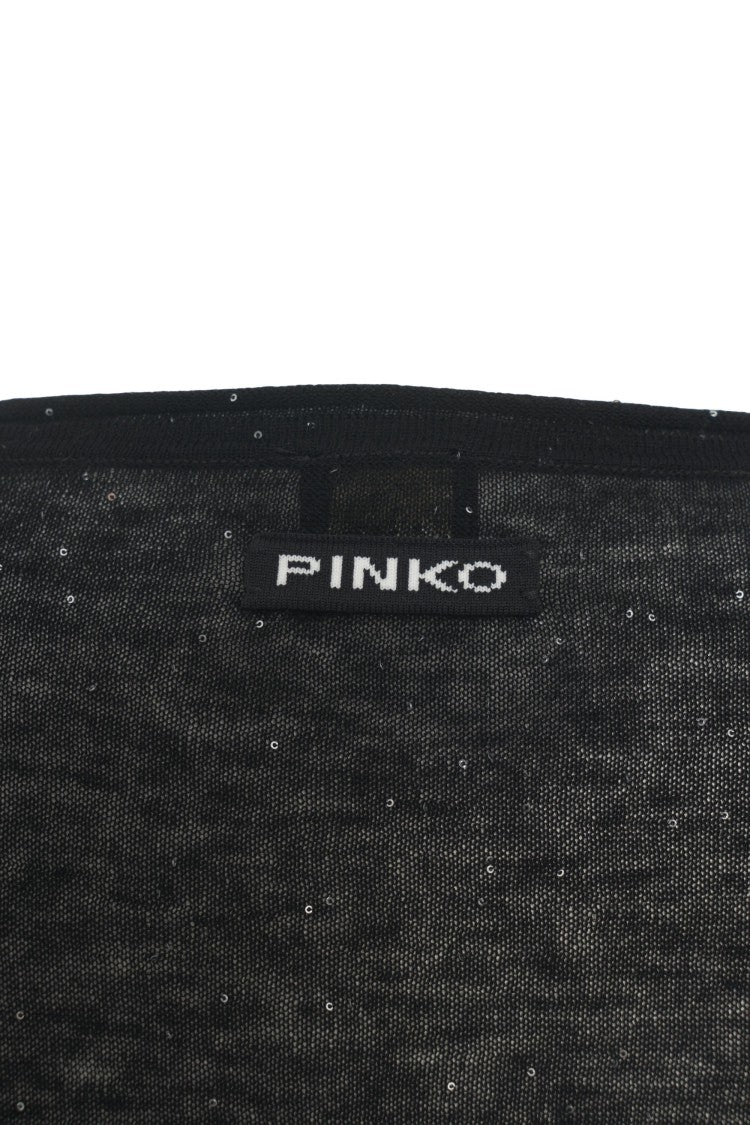Pinko 'Solomone' Glitter-Trimmed Sweater