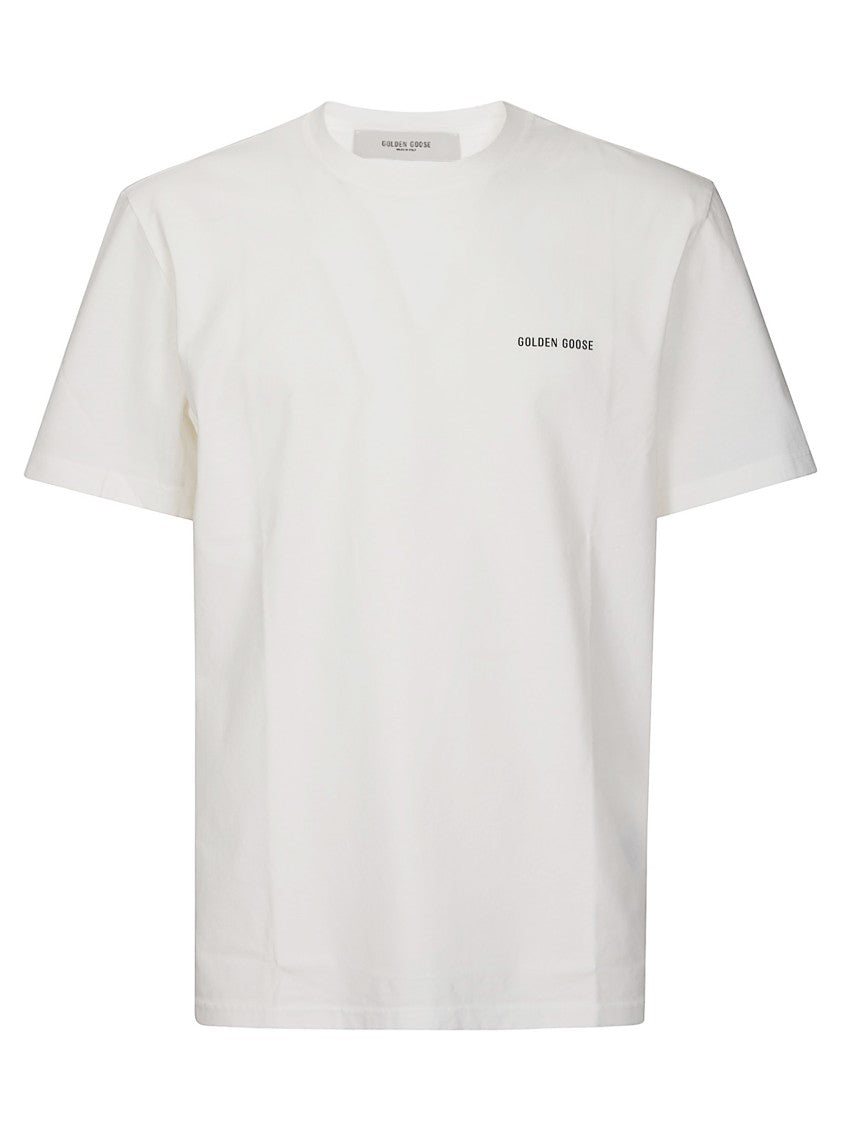 Golden Goose Lightweight Cotton T-Shirt With Round Neckline