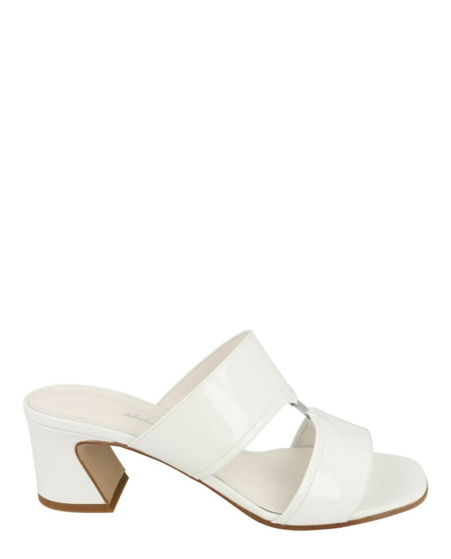 Ferragamo Tot 55 Patent Leather Sandals