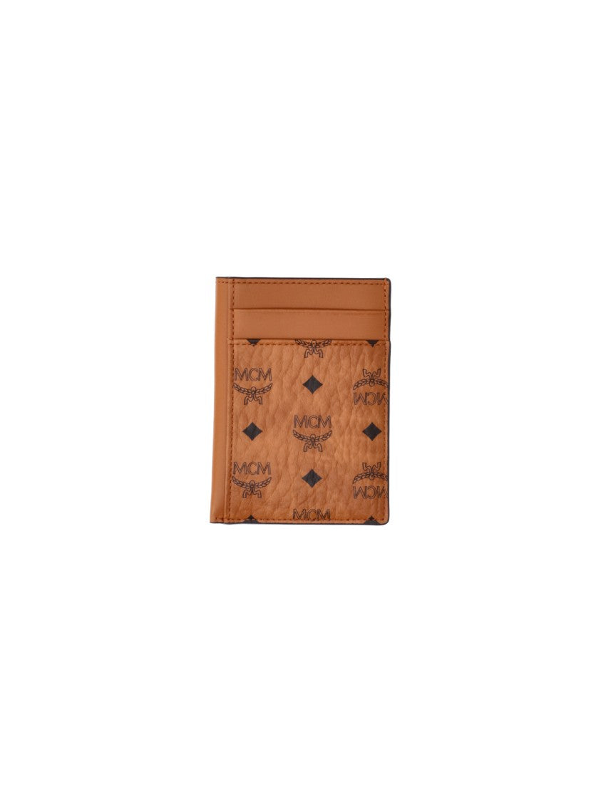 Mcm Brown Visetos Monogram Wallet