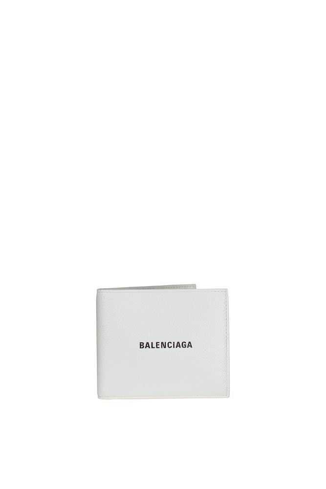 Balenciaga Refined White Leather Wallet